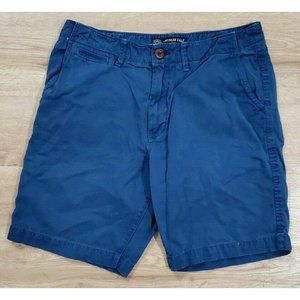AEO Mens Classic Blue Chino Shorts Size 32